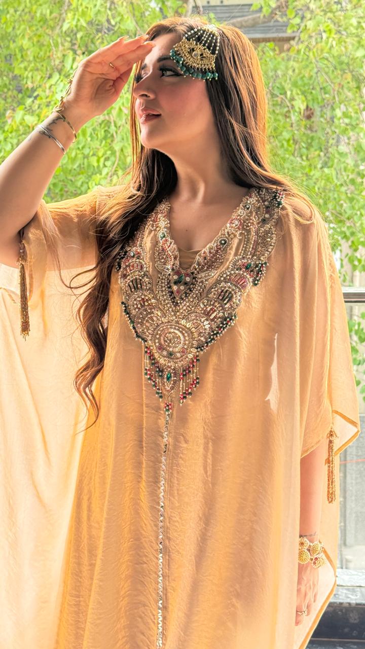 Rust Kaftan set