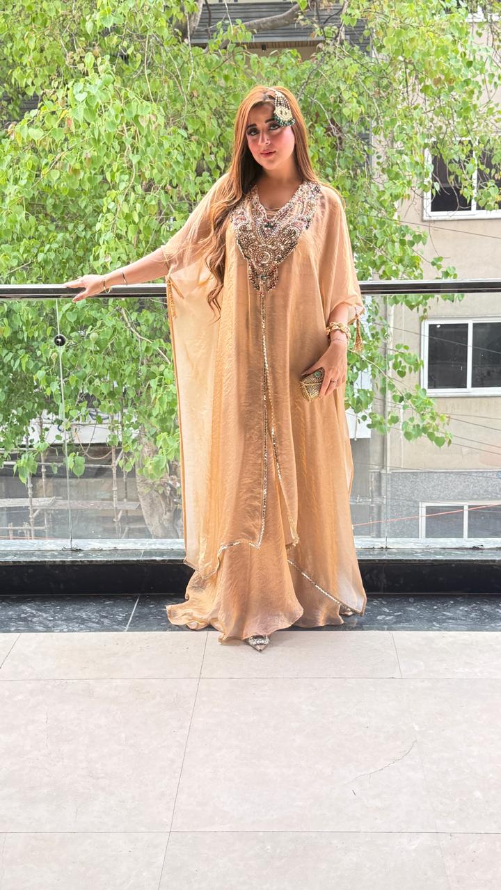 Rust Kaftan set