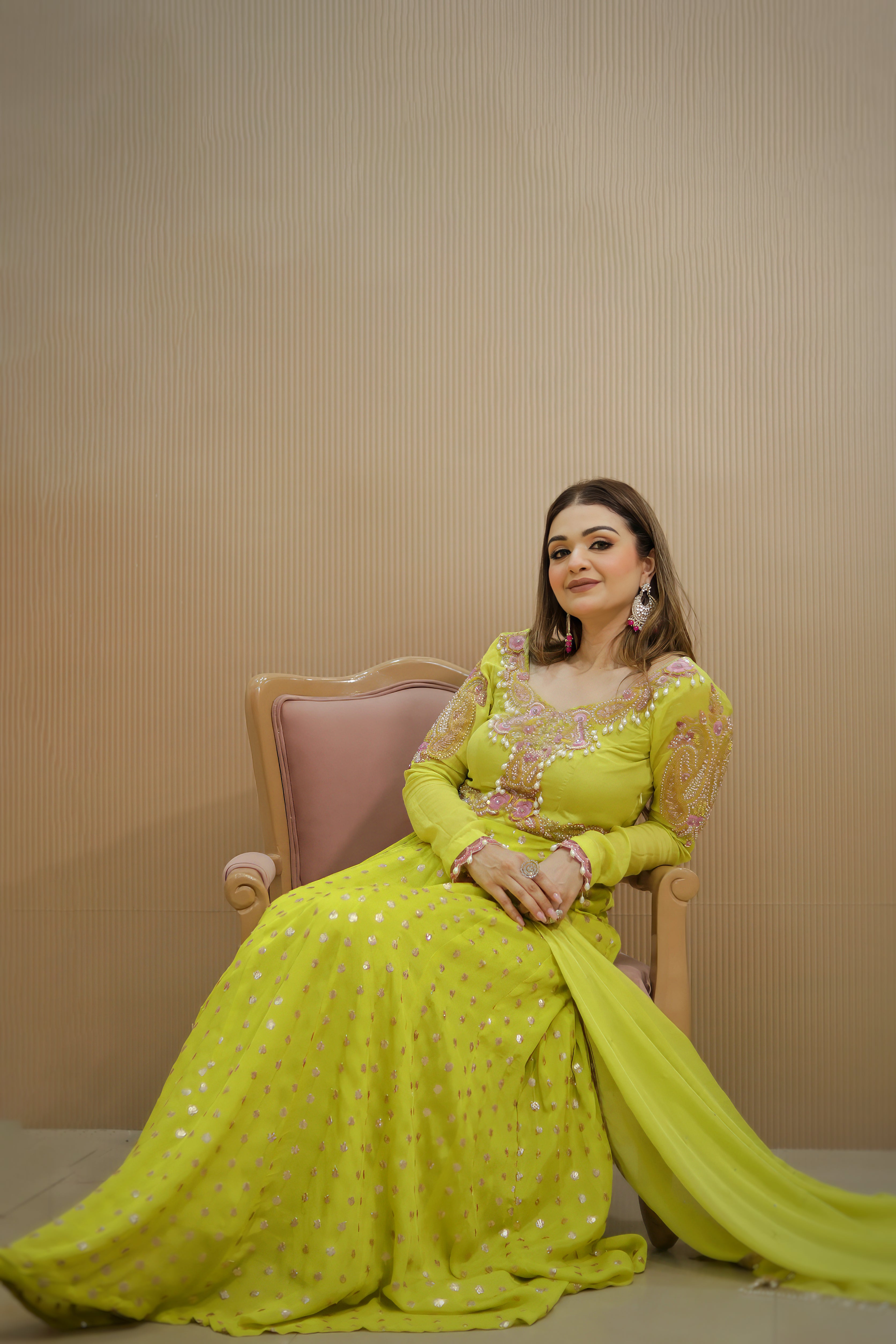 Yellow Anarkali Suit