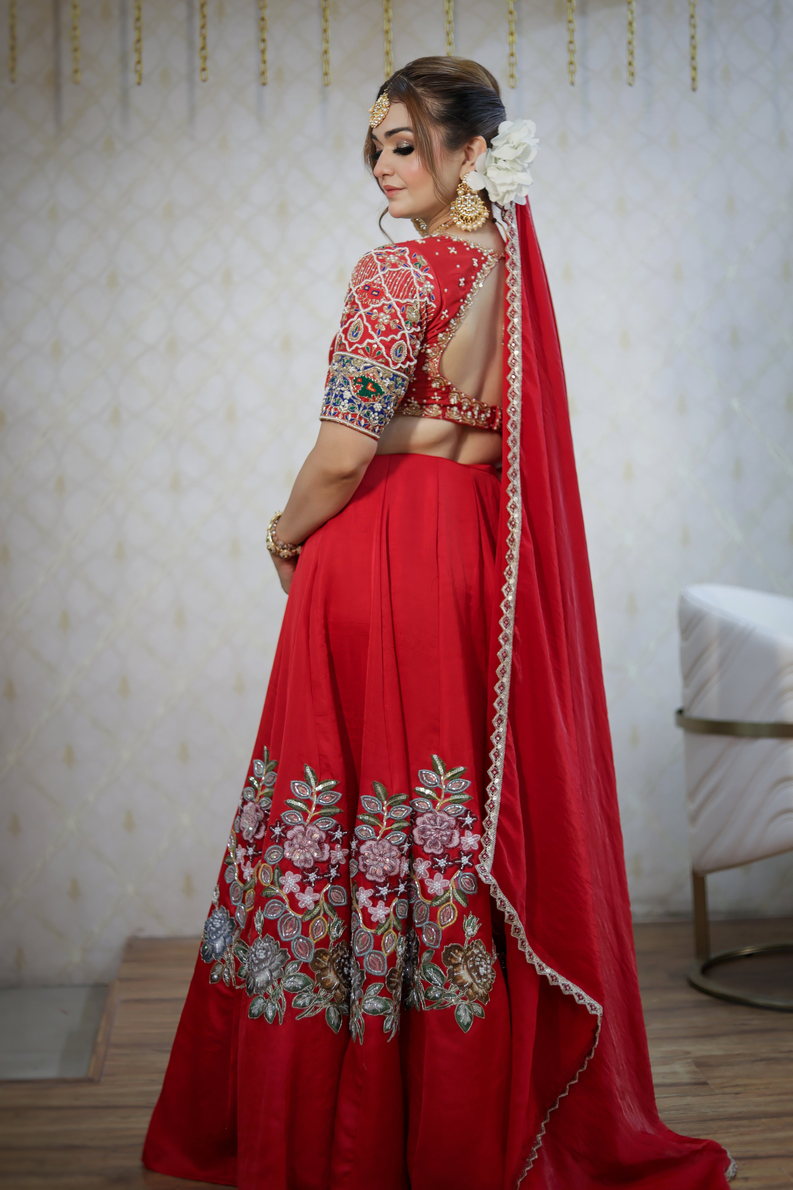 Regal Red Bridal Lehenga
