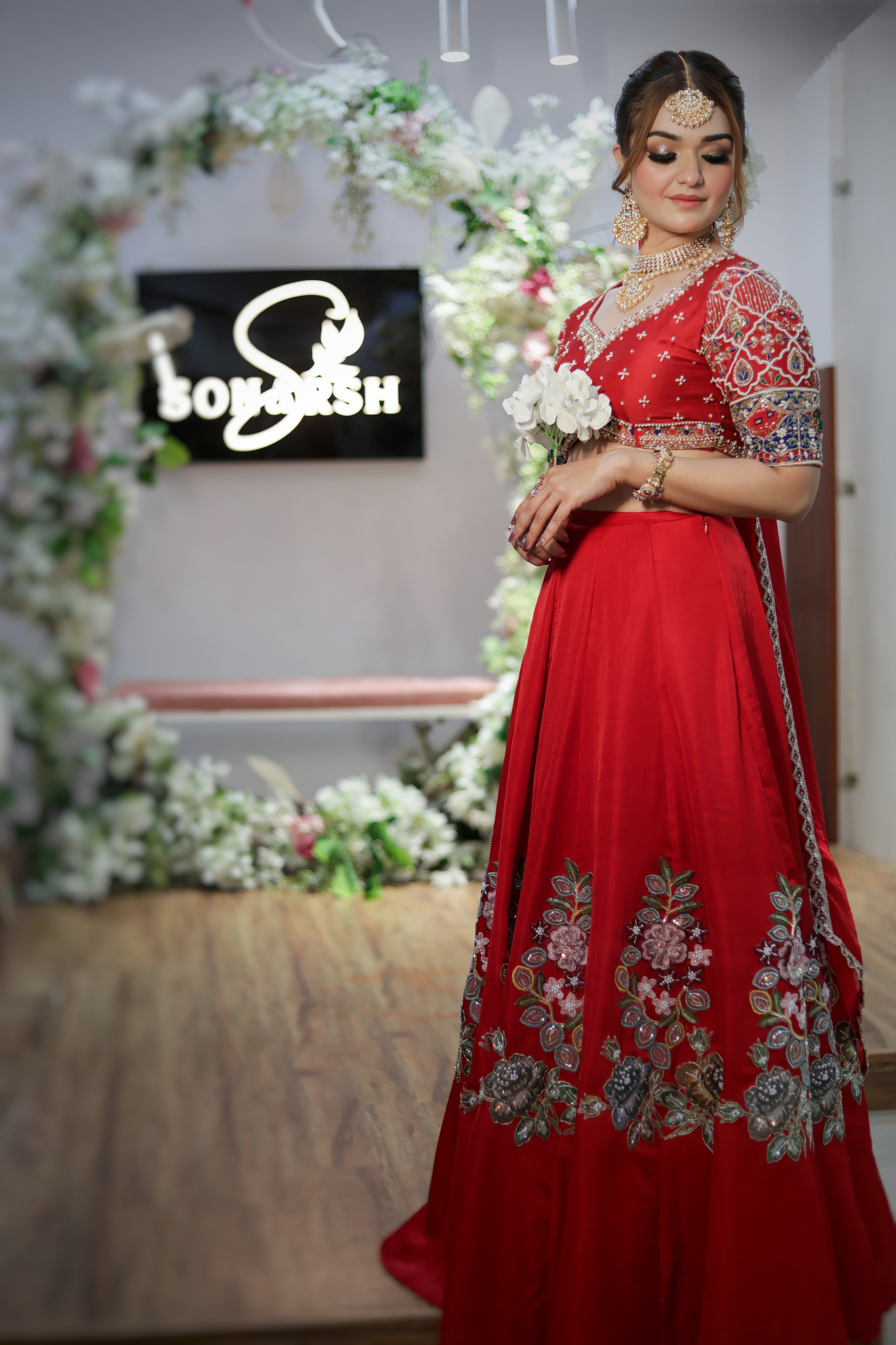 Regal Red Bridal Lehenga
