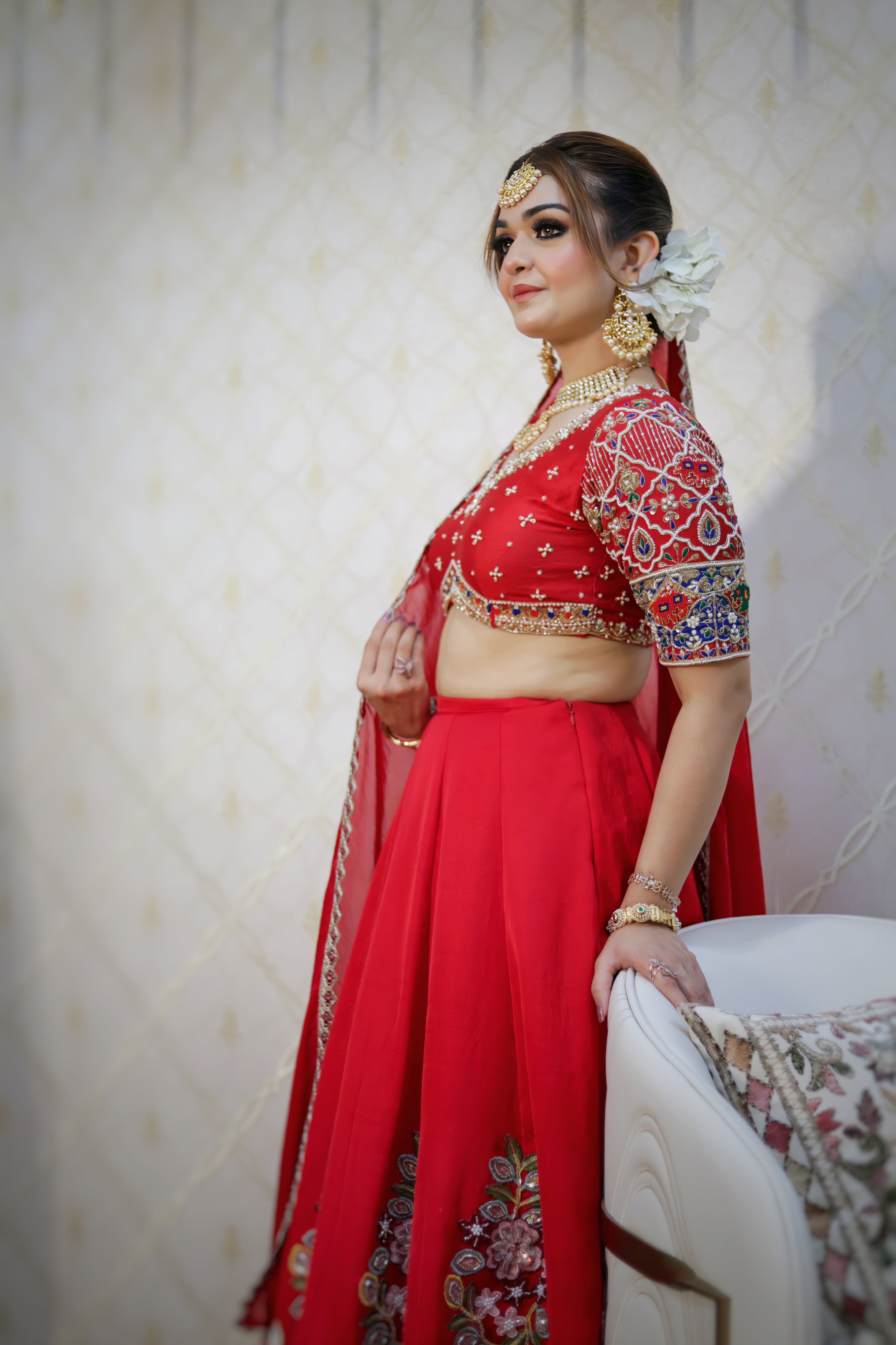 Regal Red Bridal Lehenga